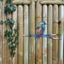 Metal Robin On Branch Garden Decor Rusty Garden Art, thumbnail 3 of 10