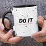 Do It Positive Polka Dot Mug Birthday Gift For Her, thumbnail 2 of 2