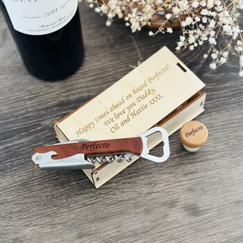 Personalised Wine Accessories Gift Set, 3 of 8