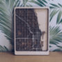 Chicago Multi Layer Wooden Map, thumbnail 2 of 8