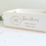 Date Night Personalised Couples Wooden Treat Box, thumbnail 2 of 2