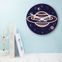 Personalised Out Of This World Space Wall Clock, thumbnail 7 of 10