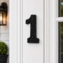 Decorative Brass Number One Door Sign, thumbnail 5 of 7