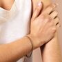 Stainless Steel Box Chain Bracelet In Gold, thumbnail 3 of 4