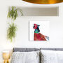 Inky Pheasant Canvas Gallery Print, thumbnail 6 of 6