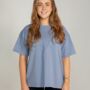 Women's Blue Breastfeeding Oversized T Shirt, thumbnail 1 of 3