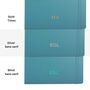 Personalised Moleskine Classic Notebook – Reef Blue Extra Large, thumbnail 6 of 8