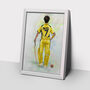 Personalised Custom Cricketer Print, thumbnail 3 of 7