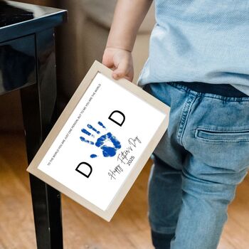 Father's Day Handprint Digital Download Print, 2 of 3