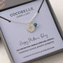 Sterling Silver Birthstone Pendant Necklace | Mother's Day, thumbnail 11 of 12