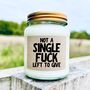 Not A Single Fuck Left To Give Scented Candle, thumbnail 2 of 10