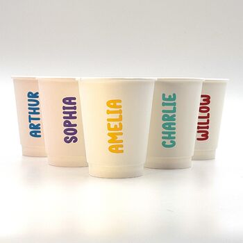 Personalised Paper Cups For Kids Birthday Parties, 7 of 10