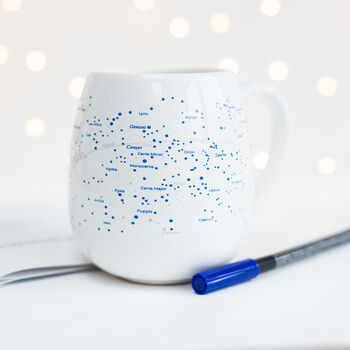 Constellations Colour In Ceramic Mug With Colouring Pen, 4 of 5