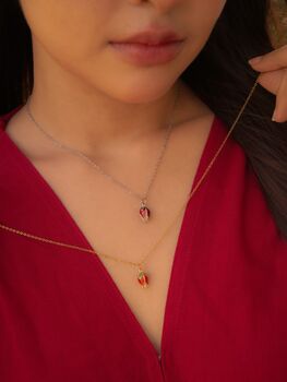 Tulip Flame Necklace, 4 of 9