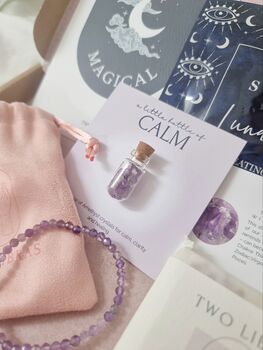A Little Box Of Calm Amethyst Wellness Crystal Gift, 3 of 6