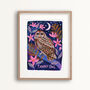 Tawny Owl Art Print, thumbnail 6 of 8