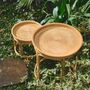 Boho Rattan Eco Friendly Table Set, thumbnail 1 of 7