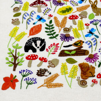 A Walk In The Woods Hand Embroidery Kit, 5 of 12