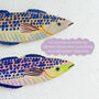 Wooden Mackerel Decorations Green, thumbnail 3 of 8