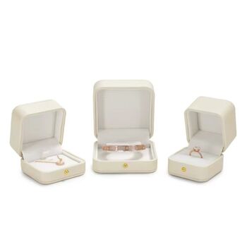 Cannes D’or Gold Cream Blossom Ombré Jewelery Box, 4 of 9