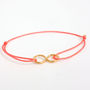 Gold Infinity Bracelet, Assorted Colours, thumbnail 3 of 9