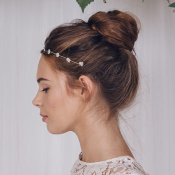 Flower Wedding Headband Bridal Hairvine Daisy, 5 of 12