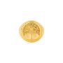 Gold Plated Tree Of Life Steel Signet Ring For Men, thumbnail 4 of 12