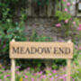 Extra Large Outdoor Wooden Sign With Posts, thumbnail 7 of 7