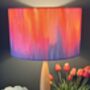 Persian Abstract Brushstrokes Lampshade, thumbnail 2 of 9