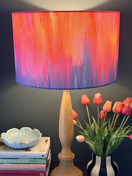 Persian Abstract Brushstrokes Lampshade, 2 of 9