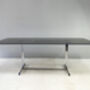 Mid Century Pieff Glass Dining Table, Large Width 198cm, thumbnail 2 of 12