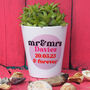 'Wedding Date And Forever' Personalised Plant Pot, thumbnail 1 of 5