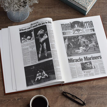 Seattle Mariners Personalised Gift Newspaper Book, 9 of 11