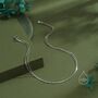 Sterling Silver Double Layer Anklet, thumbnail 4 of 11