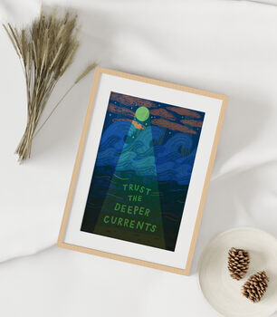 Trust The Deeper Currents Art Print, 4 of 4