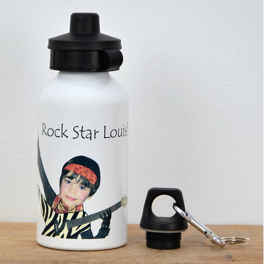 range of 17 personalised children's water bottles by itsyourstory