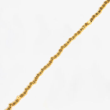 Shikaku 18 K Gold Plated Medium Bead Necklace, 3 of 5
