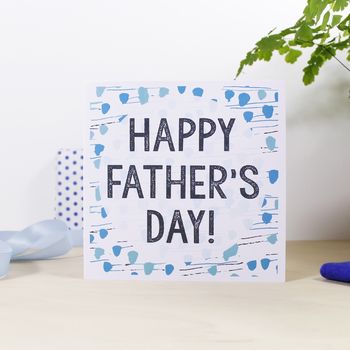 Happy Father's Day Patterned Card, 5 of 7
