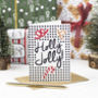 Christmas Card 'Holly Jolly', thumbnail 1 of 2