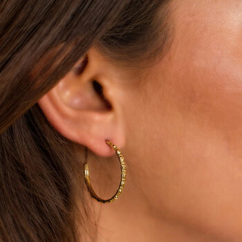 Maharani Manifest Earrings Silver/Gold Plated, 5 of 12