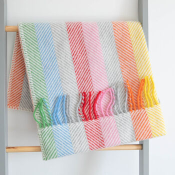Pure New Wool Stripe Pram Blankets, 2 of 10