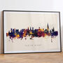 Isle Of Wight Skyline Cityscape Art Print, thumbnail 6 of 12