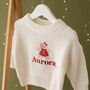 Personalised Name Gingerbread Children's Christmas Jumper, thumbnail 3 of 5