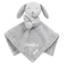 Personalised Baby Rabbit Comforter Embroidered Gift, thumbnail 4 of 6