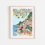 Positano, Amalfi Coast Italy, Travel Art Print, thumbnail 6 of 7