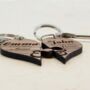 Personalised Always And Forever Couples' Jigsaw Keyrings, thumbnail 3 of 4