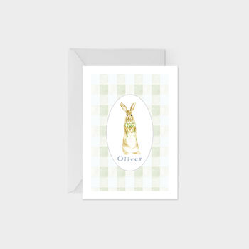 Hop Hop Personalised Easter Greetings Card, 2 of 2