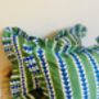 Indian Blockprint Cushion, Housewarming Gift, thumbnail 1 of 3