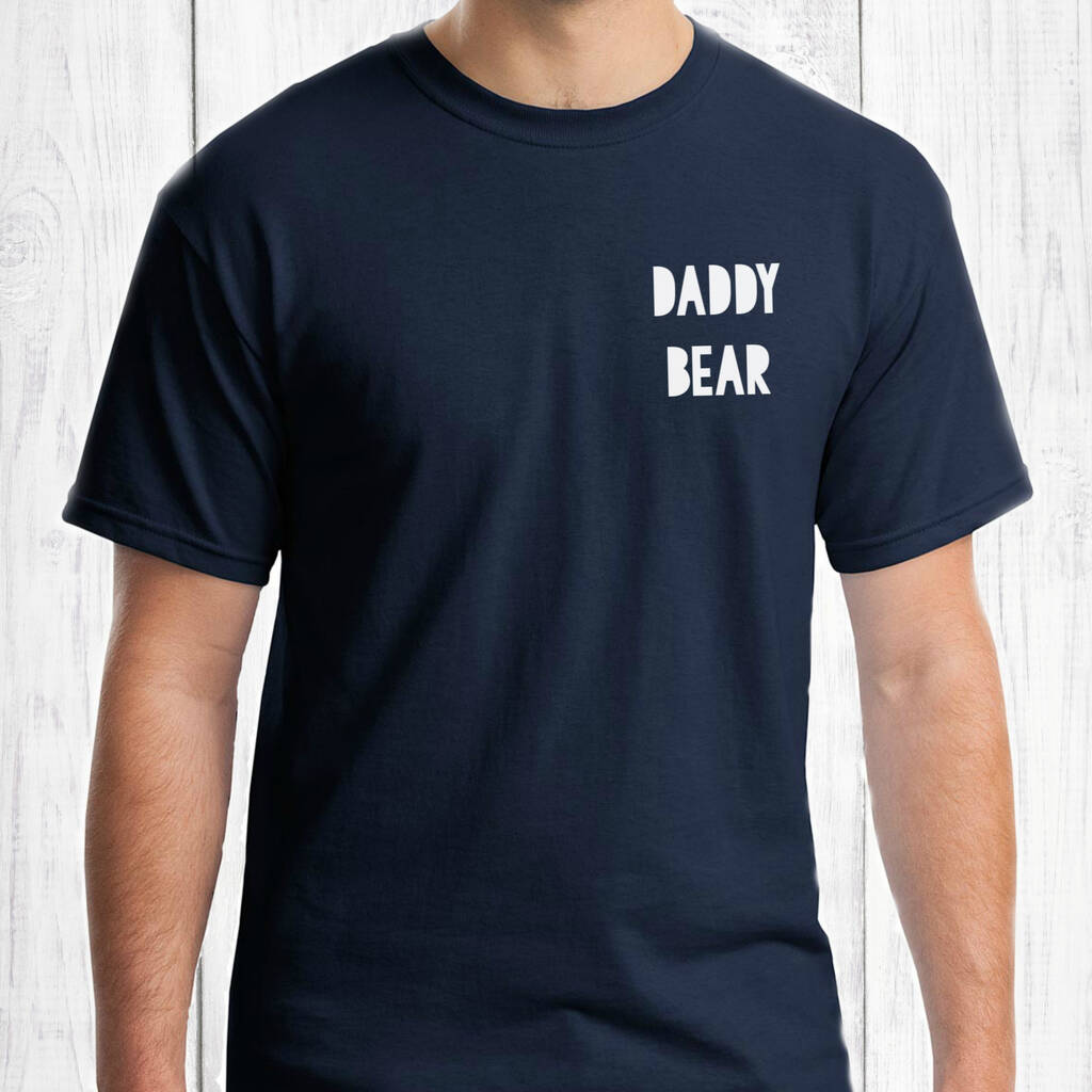 Mummy Bear and Little Bear T-shirt Set Clothing Unisex Kids Clothing Tops & Tees Matching Daddy Bear 