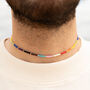 Just Like Us Pride Kebebasan Beaded Necklace, thumbnail 1 of 8